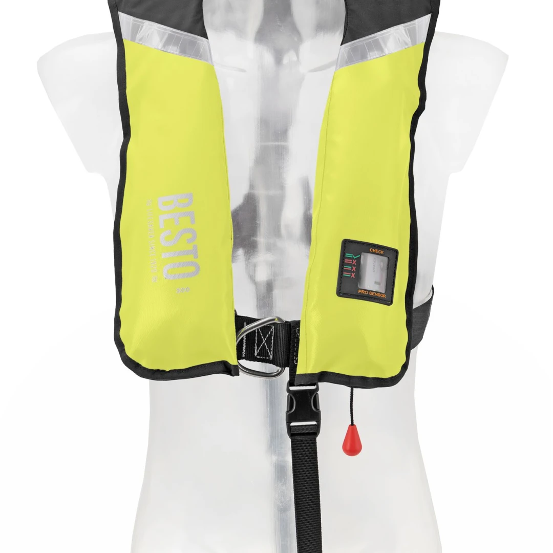 Een geel reddingsvest