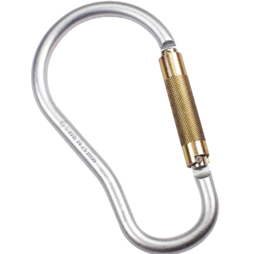 55mm steel twistlock scaffold karabiner web