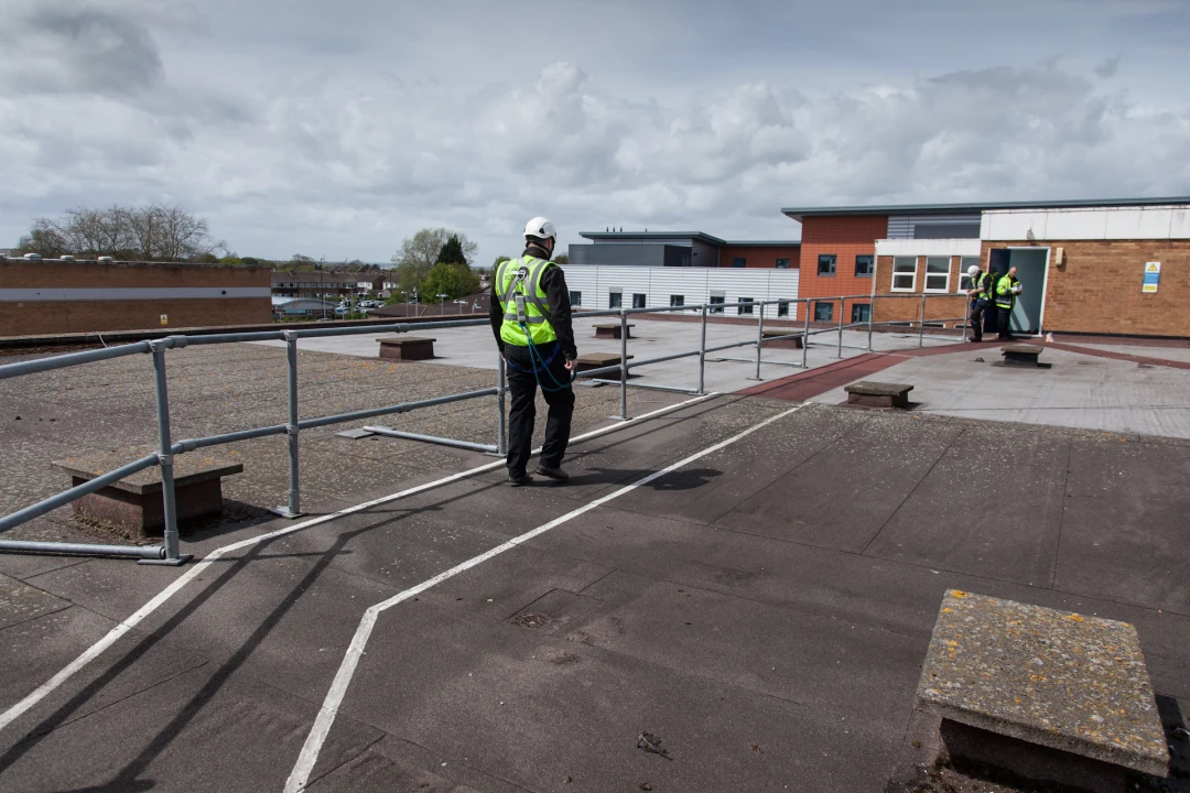 Roof Guardrail Inspection