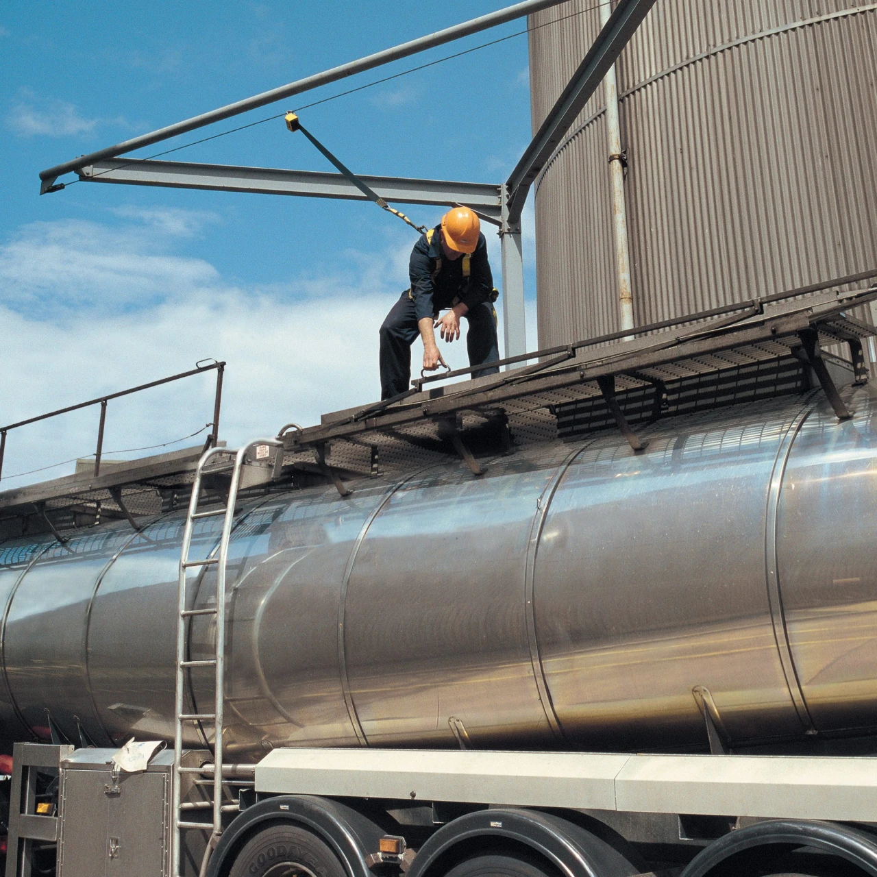 Veilig werken op vrachtwagen
