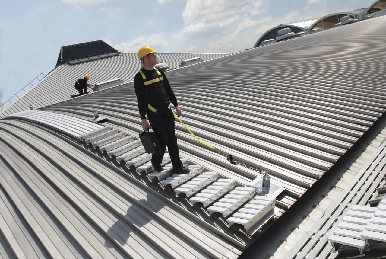 Walkway with cable system