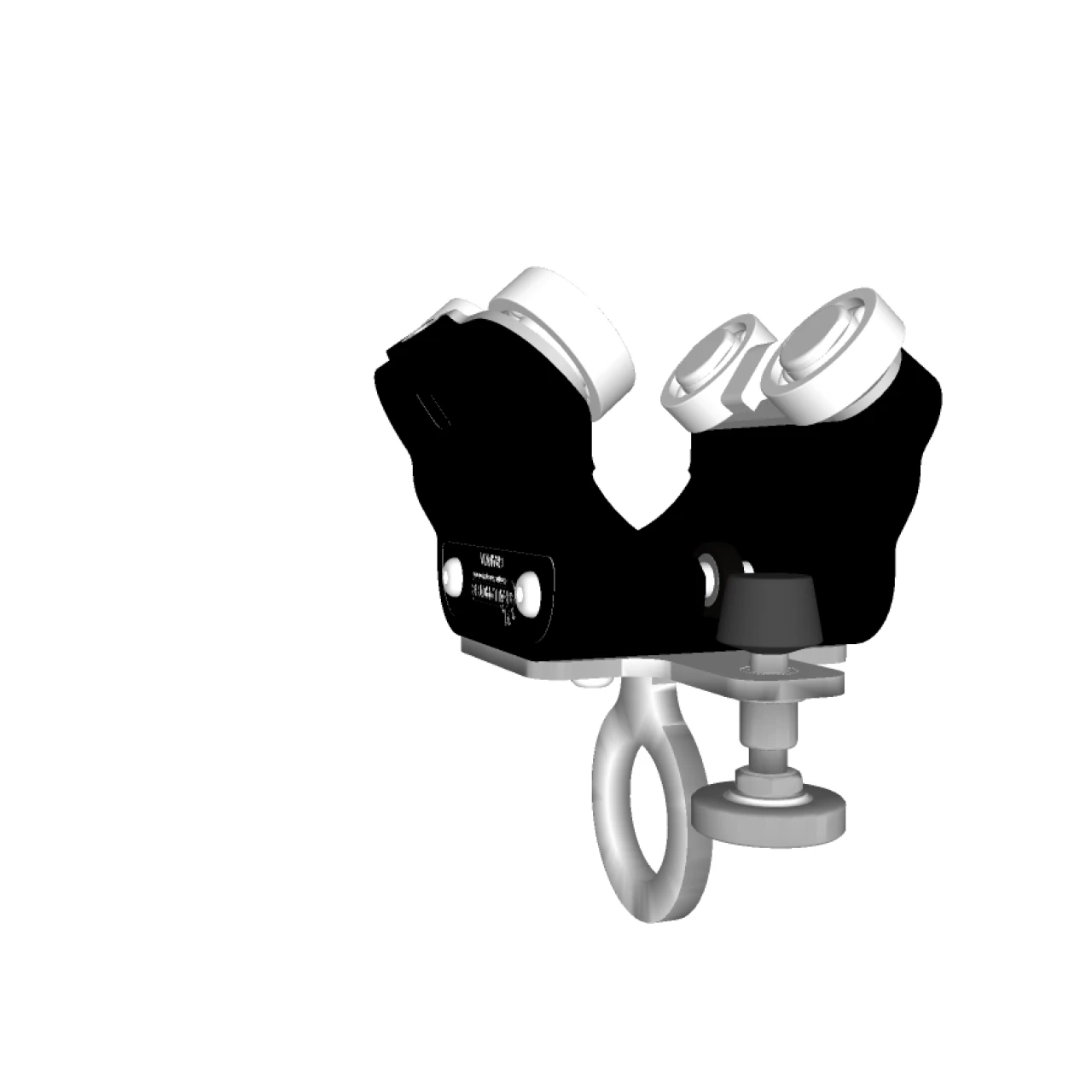 3D tekening van Granvia trolley voor Rope Access