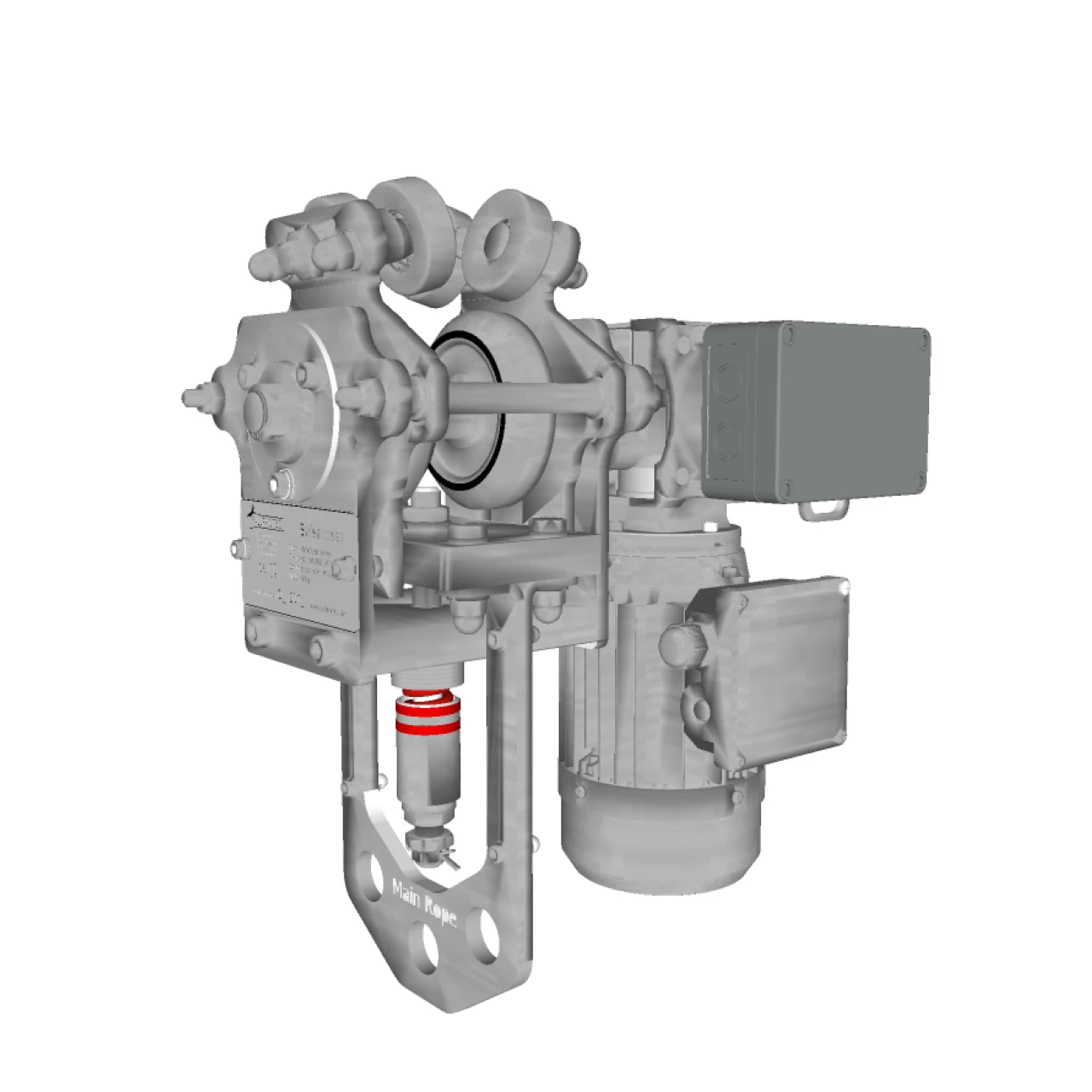 3D tekening van trolley voor SafeAccess