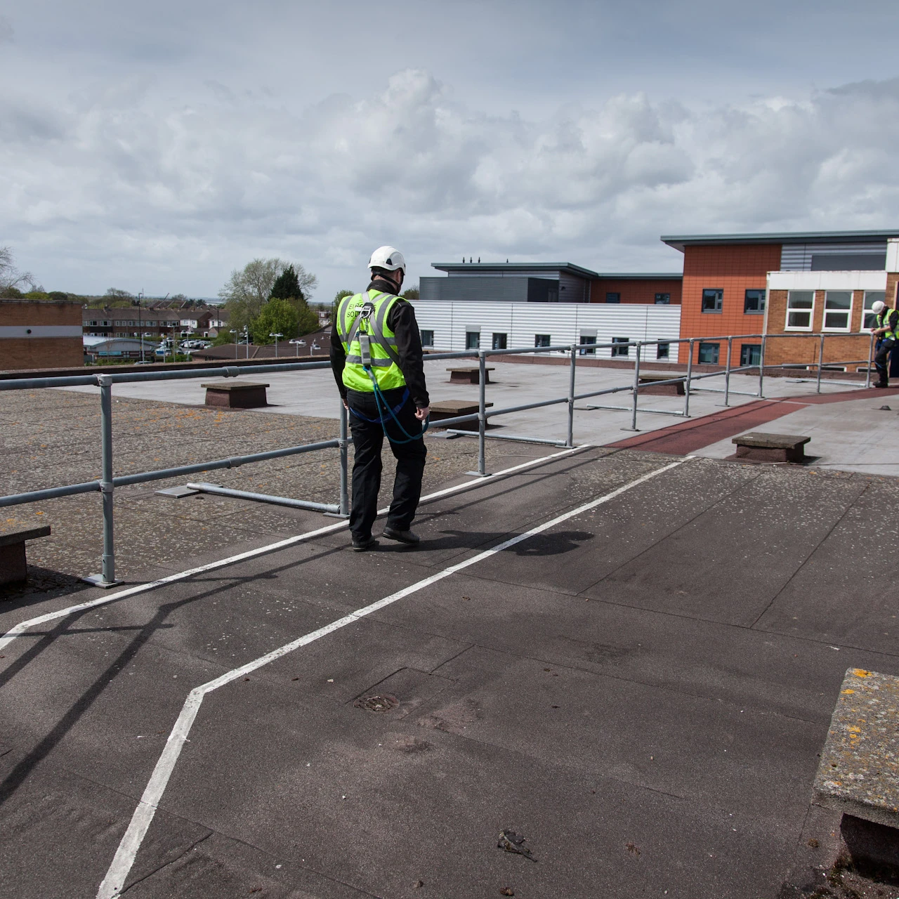 Roof Guardrail Inspection