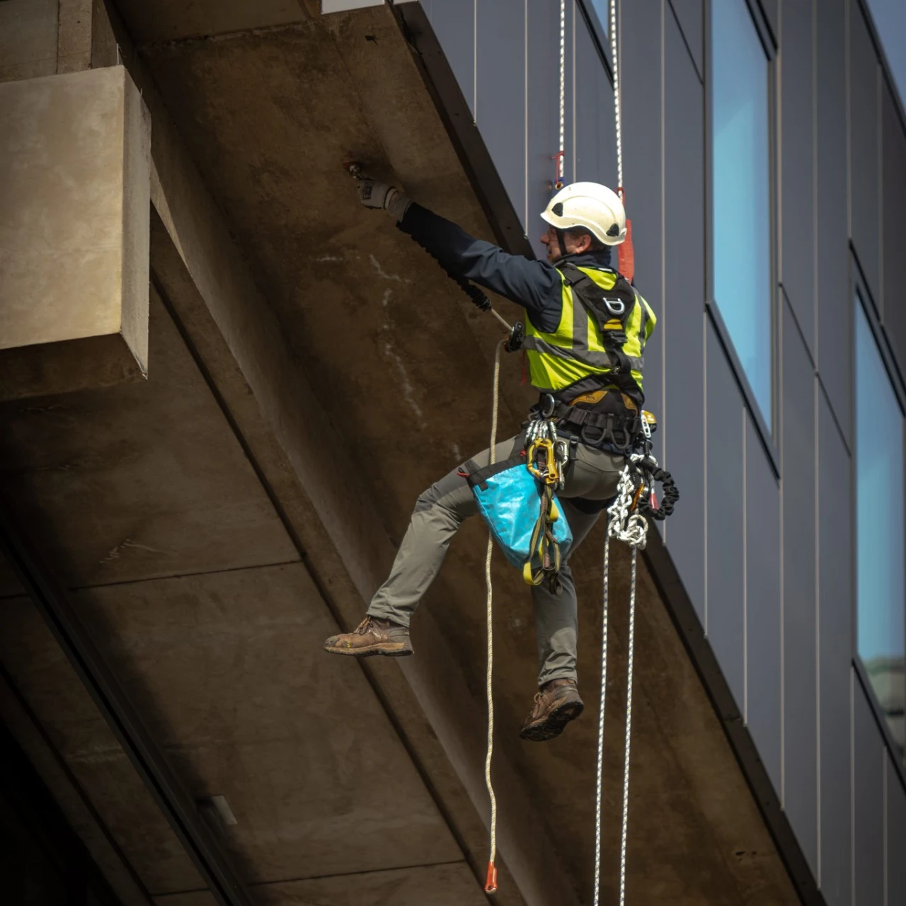 The David Attenborough Building, Rope Access