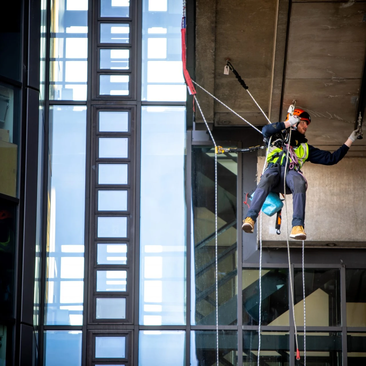 The David Attenborough Building, Rope Access