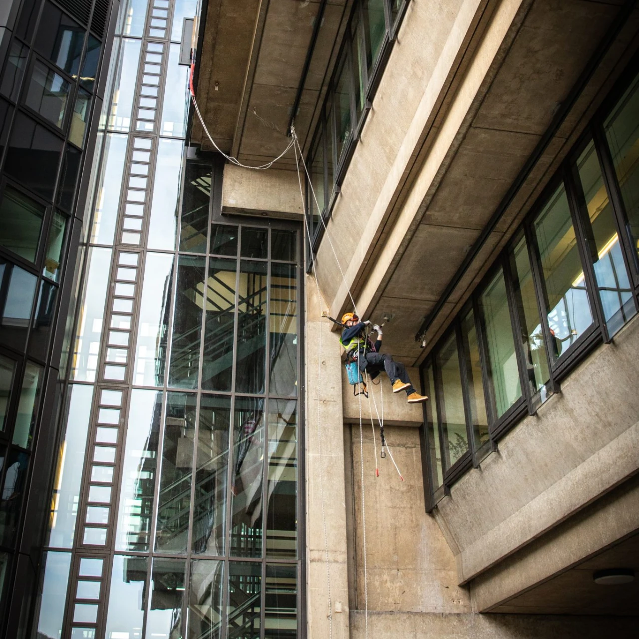 David Attenborough Building, Rope Access