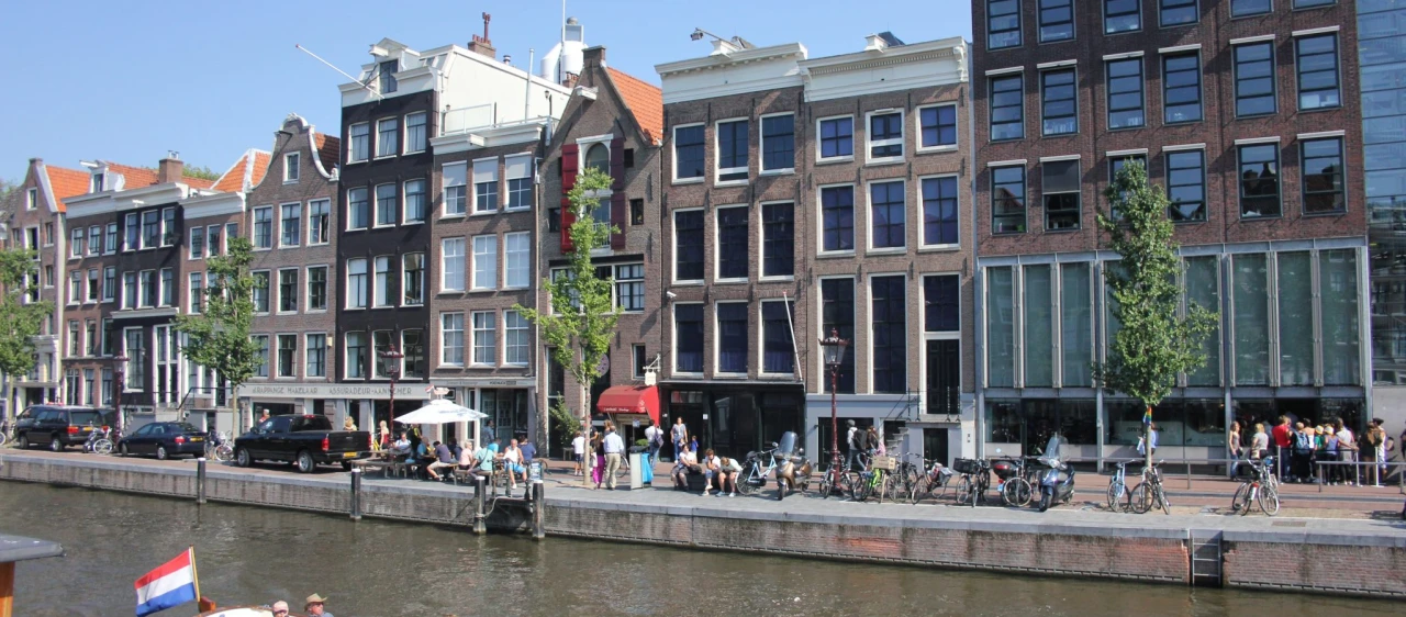 Valbeveiliging op het Anne Frank Huis