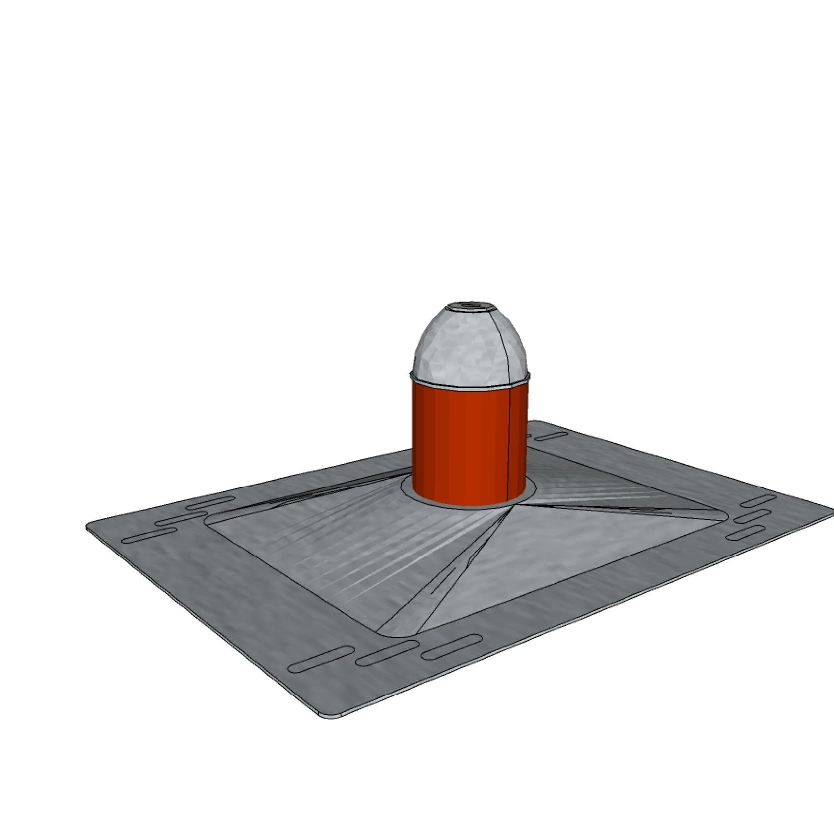 3D tekening van ankerpunt