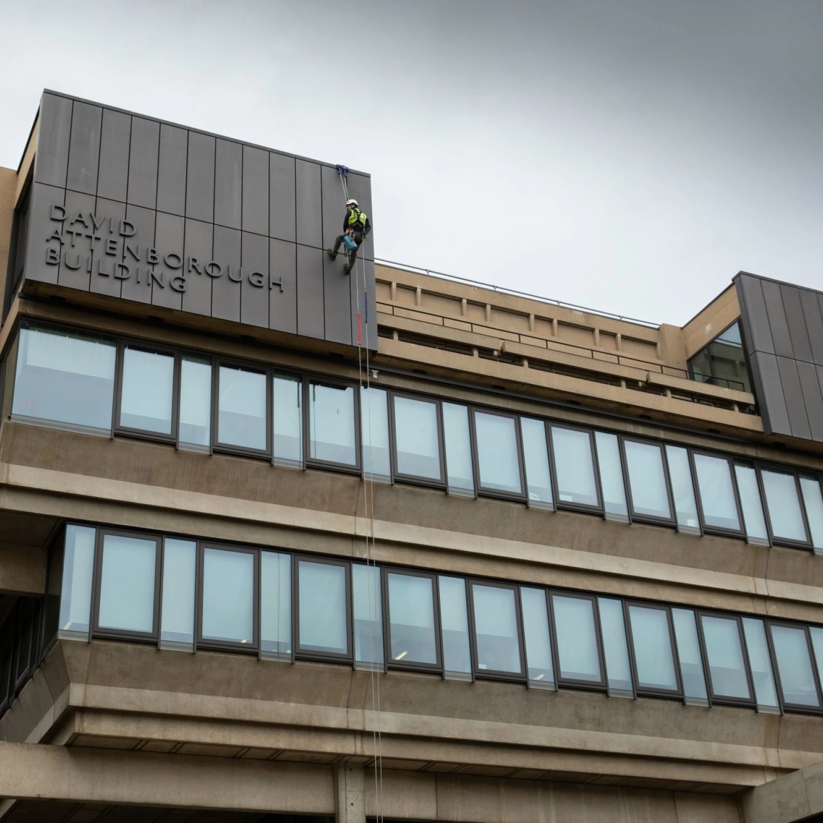 The David Attenborough Building, Rope Access